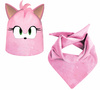 KID'S CAP AND SCARF - PINK HEDGEHOG 44-47
