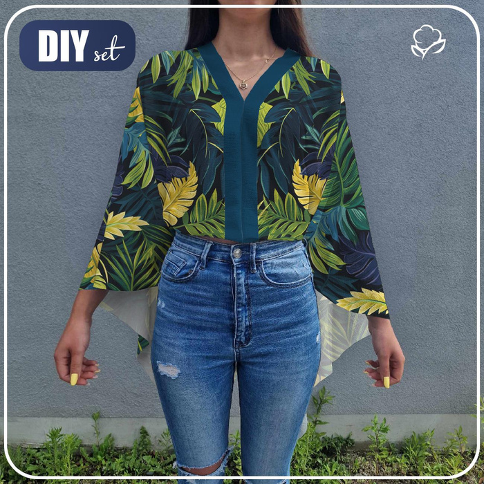 PAREO - GREEN LEAVES VZ.2 - Sada šití 