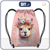 GYM BAG - WATERCOLOR LAMA - small