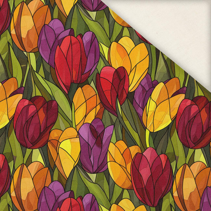 STAINED GLASS WZ. 21- Slub Weave