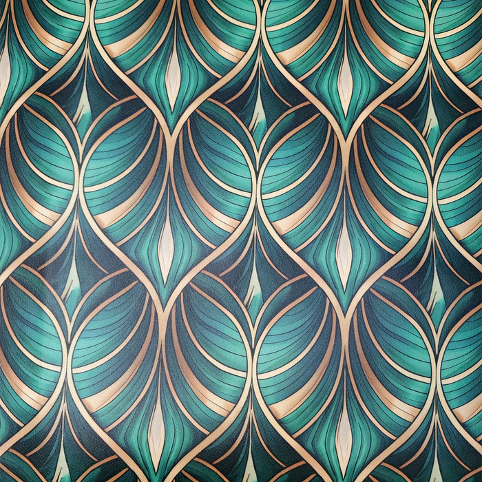 Stained Garden wz. 6 (46 cm x 50 cm) - thick pressed leatherette