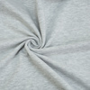 50CM Baumwolle Wintersweat angeraut mit Elastan 250g - MELANGE HELLGRAU