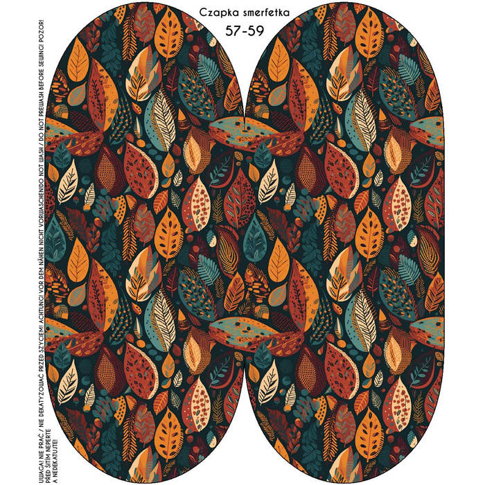 "Beanie" Mütze - AUTUMN TIME M. 5 48-50