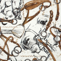 HORSE-RIDING (HOBBIES AND JOBS) / white - Viscose jersey