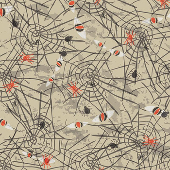 HALLOWEEN WEB EYES - Waterproof woven fabric