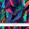 COLORFUL LEAVES - Lycra 300g