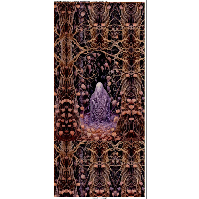 KISSEN 45x45 - FOREST SPIRIT - Velours - Nähset