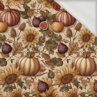 AUTUMN FLOWERS WZ. 28 - looped knit fabric