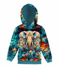 ANIMALS CRACKED wz.3 - looped knit fabric