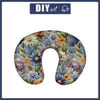 NECK PILLOW - FLOWERS pat.15 - sewing set