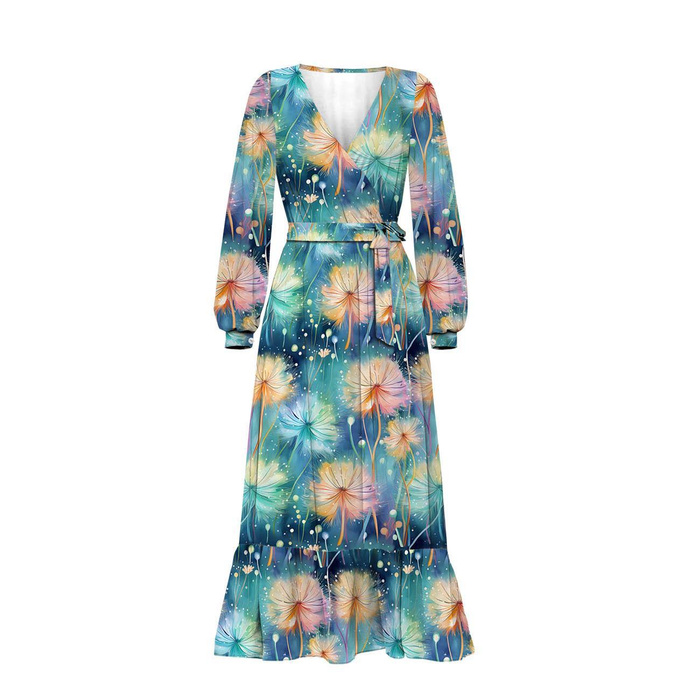 PASTEL FLOWERS WZ.10- Slub Weave