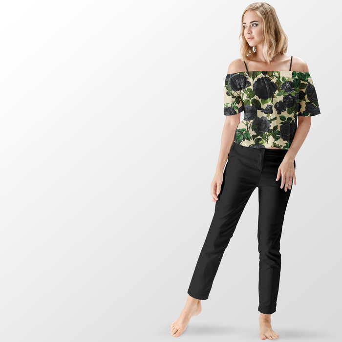 BLACK ROSES - softshell