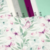 BUTTERFLIES MIX PAT.1 (WATER-COLOR BUTTERFLIES) - Waterproof woven fabric