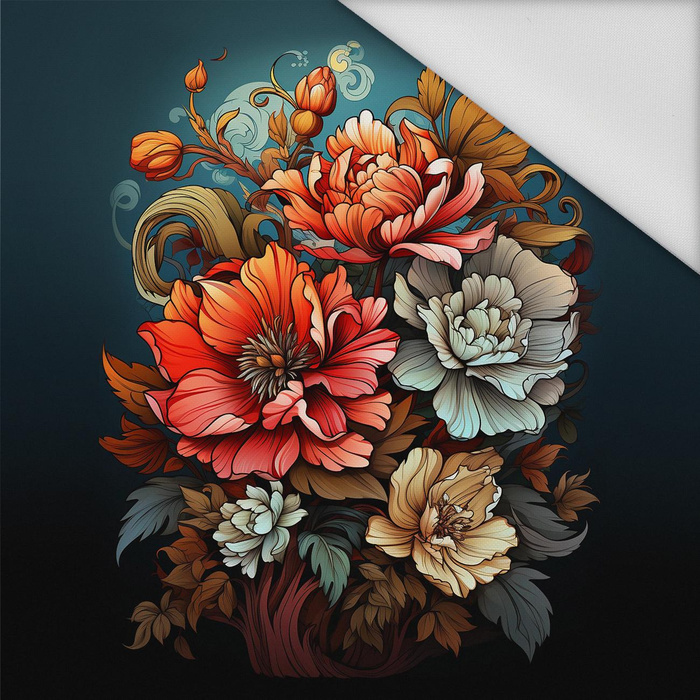 BOUQUET OF FLOWERS WZ.5 - Paneel (75cm x 80cm) Wasserabweisende Webware