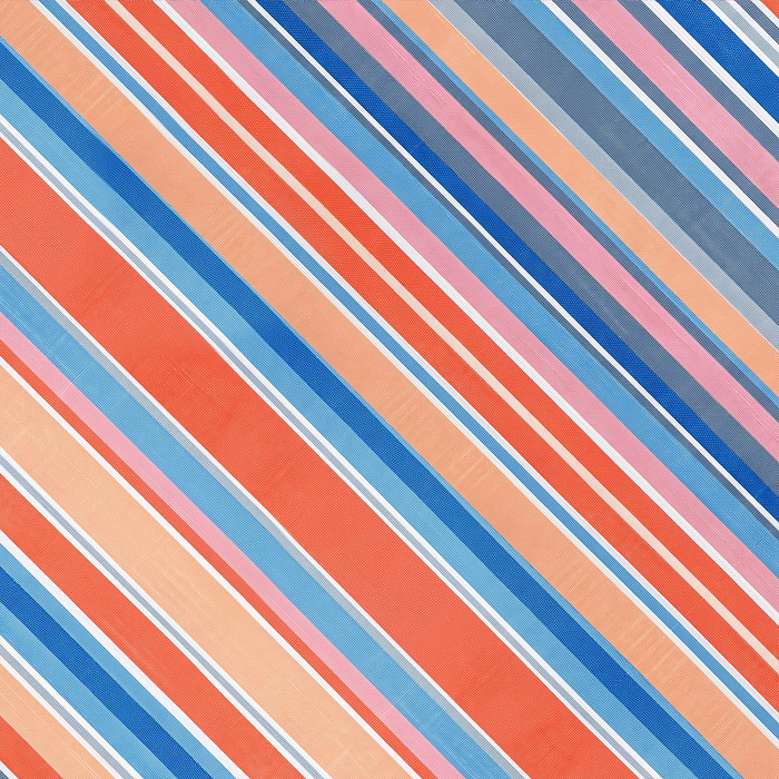 RETRO GEOMETRIC WZ. 10 - Muślin bawełniany