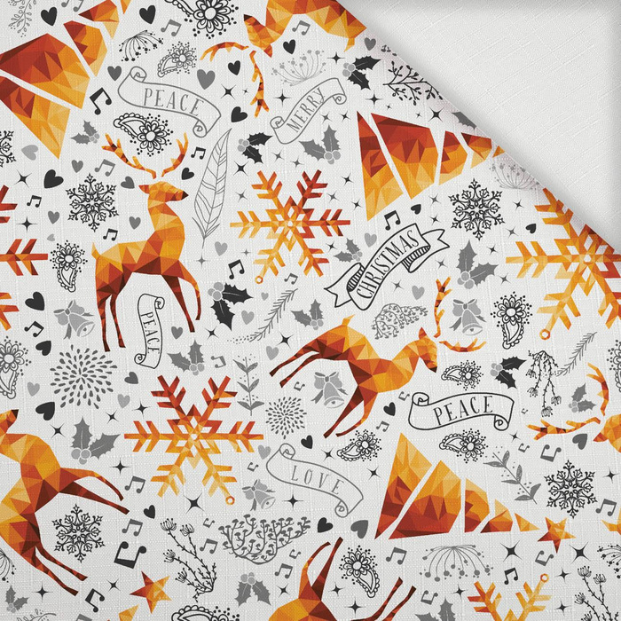 GOLDEN DEERS - Woven Fabric for tablecloths