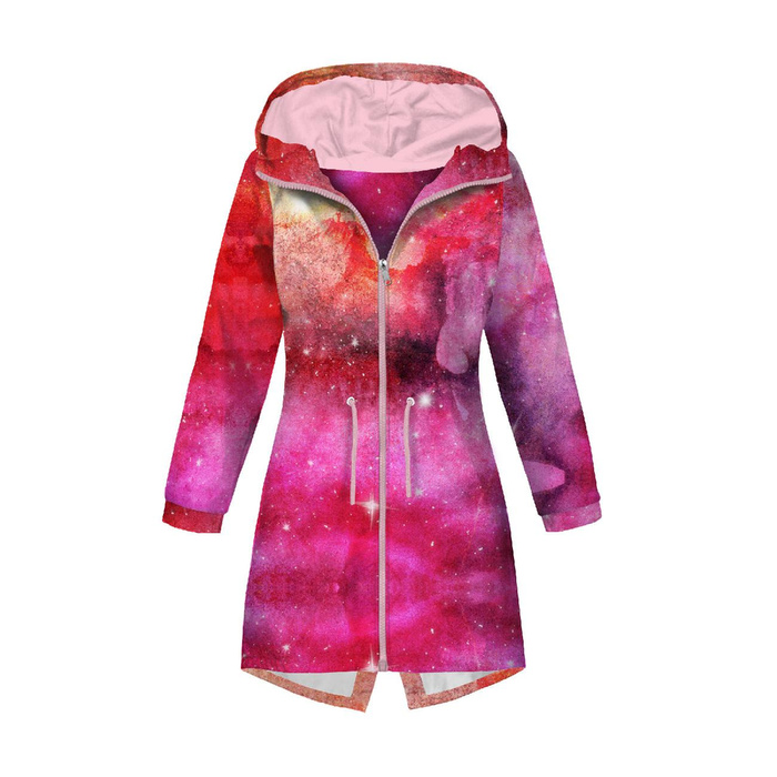DÁMSKÁ BUNDA PARKA (ANNA) - Akvarelová galaxie Vz. 6 - softshell L