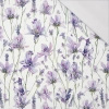 PASTEL FLOWERS WZ. 33 - teplákovina s elastanem 