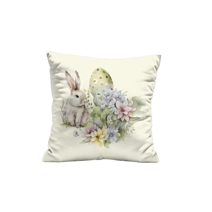 PILLOW 45X45 - BUNNY EASTER PAT. 1 - Cotton woven fabric - sewing set