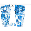 THERMO LEGGINSY MĘSKIE (JACK) - BLUE SPLATTER - zestaw do uszycia M