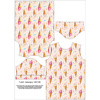 KID’S T-SHIRT (92-98) - SWEETS pat.2 - sewing set