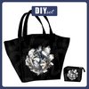 Torba XL z saszetką 2 w 1 - CUTE ANIMALS wz.17 - zestaw do uszycia