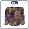 Bardot neckline blouse (SOFIA) - MANDALA pat. 2 - sewing set M