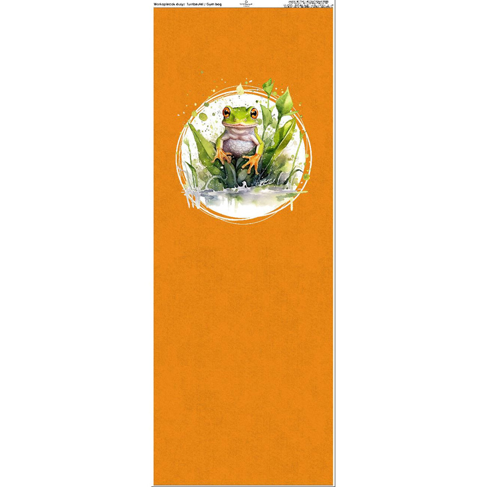 BATOH-PYTEL - WATERCOLOR FROG - malý