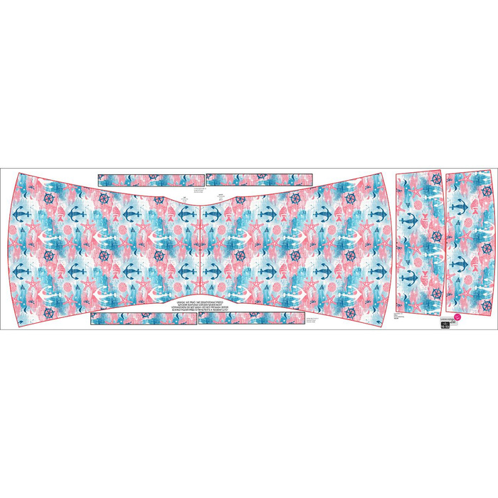 Carmenausschnitt Kleid (LILI) - MARINE WZ. 5 - Nähset - 134-140