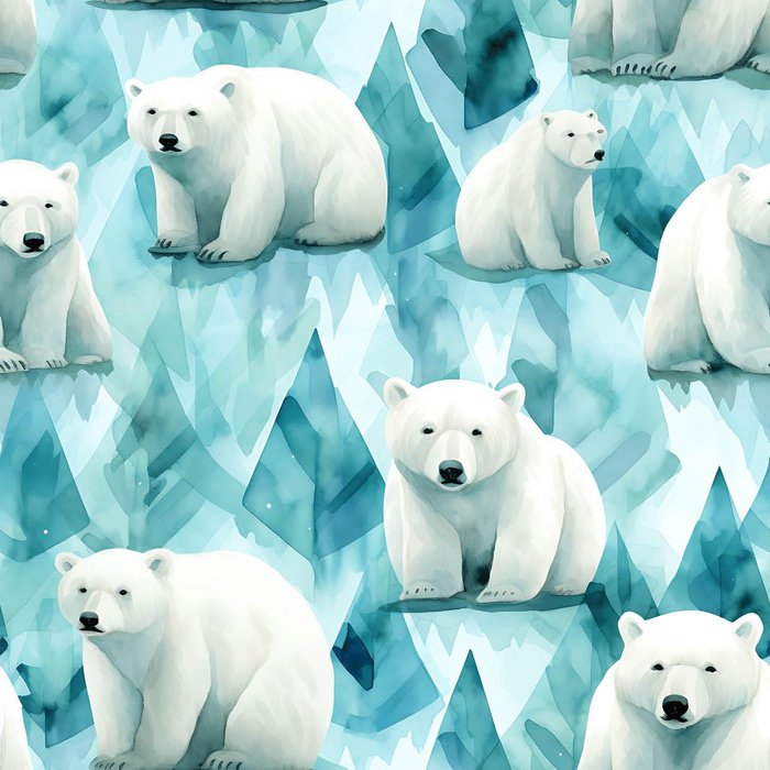 POLAR BEAR M. 2 - Baumwoll Musselin