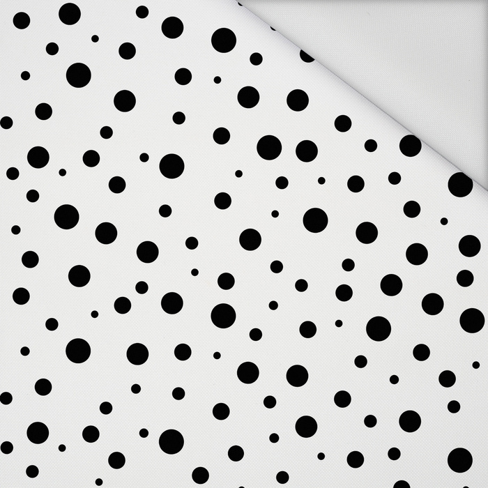 BLACK DOTS - tkanina wodoodporna