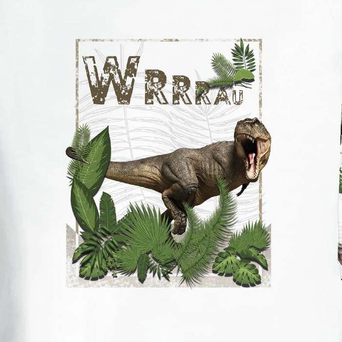 LONGSLEEVE - DINO ROŚLINY - single jersey (122/128)