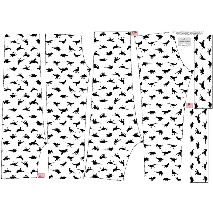 SOFTSHELL-HOSE (YETI) - DINO SCHWARZ (110/116)