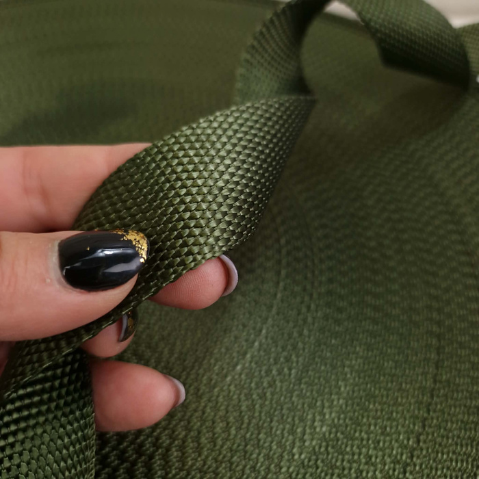 Taśma nośna 30 mm, 100 m - military khaki