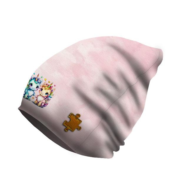 "Beanie" cap - CUTE UNICORNS PAT. 2 54-56