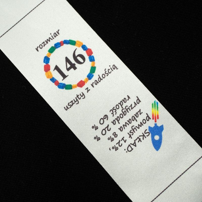 Boyish care tag - size 158 - 4 pcs set