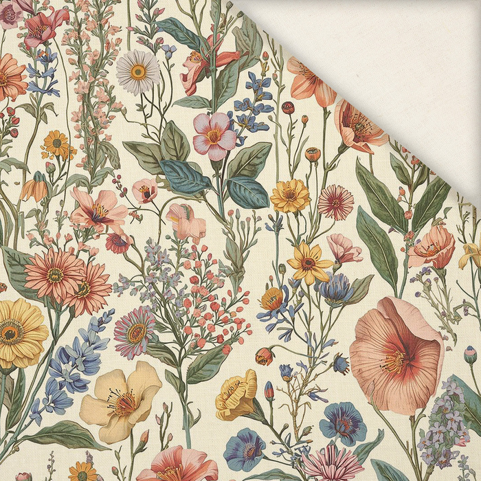 PASTEL FLOWERS WZ. 34 - Len 100%
