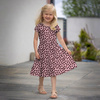 Dziecięca sukienka “Mia” (98/104) - POLKA DOTS WZ. 9 - zestaw do uszycia