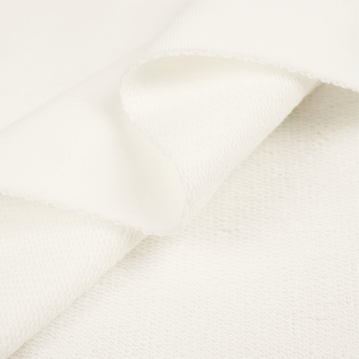 Dicker Sommersweat 290g - Cloud Dancer/ ECRU (D-02)