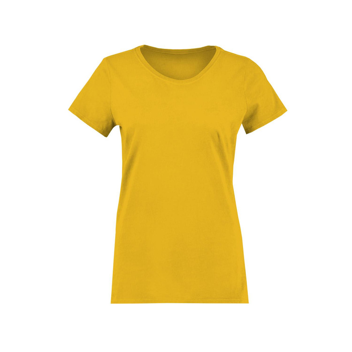 DAMEN T-SHIRT - B-14 SPICY MUSTARD - Single Jersey