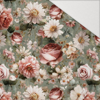 Flowers wz. 64 - Hydrophobic brushed knit