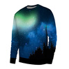 BASIC HERREN SWEATSHIRT (OREGON) - NIGHT SKY - Nähset S