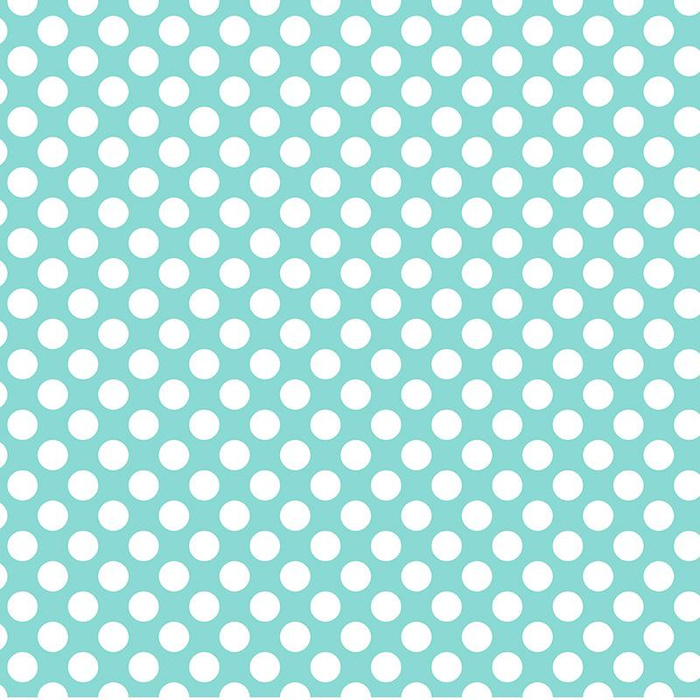 WHITE DOTS / mint - single jersey with elastane 