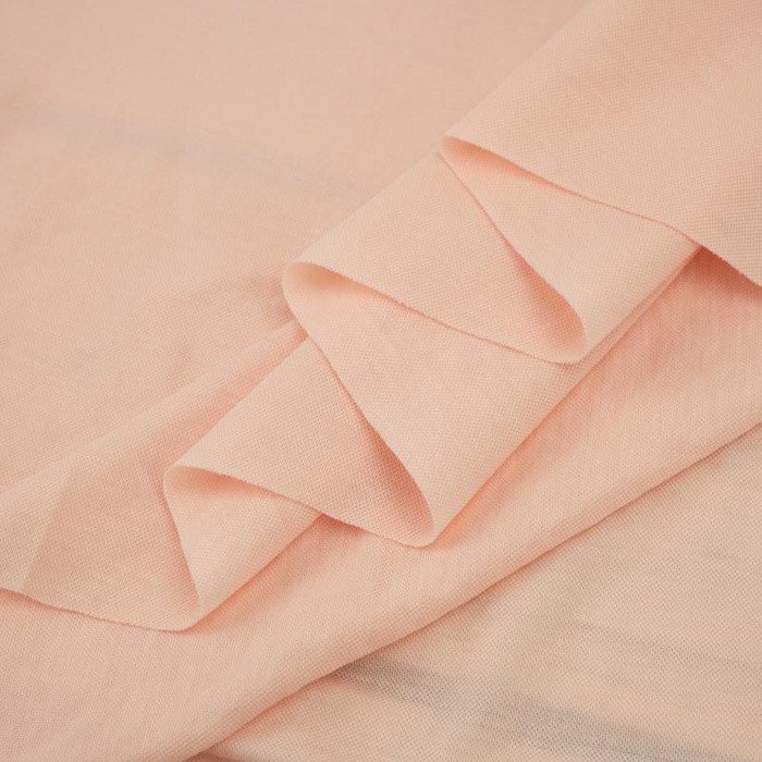 PEACH - Viscose knit fabric lacoste type 170g