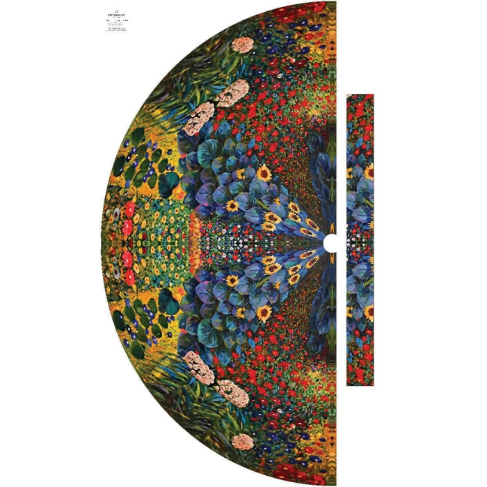 FARM GARDEN WITH SUNFLOWERS (Gustav Klimt)  - panel na spódnicę "MAXI"