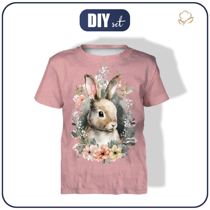 T-SHIRT DZIECIĘCY - BABY BUNNY - zestaw do uszycia (140/146)