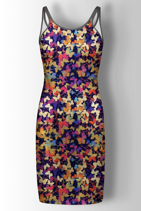 BUTTERFLIES / colorful - brushed knitwear with elastane ITY