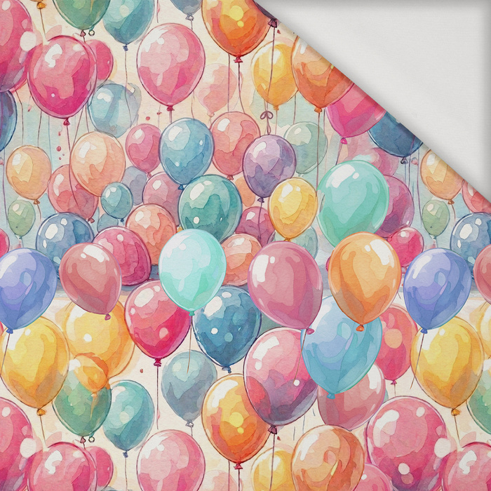 PASTEL BALOONS - Jersey wiskozowy
