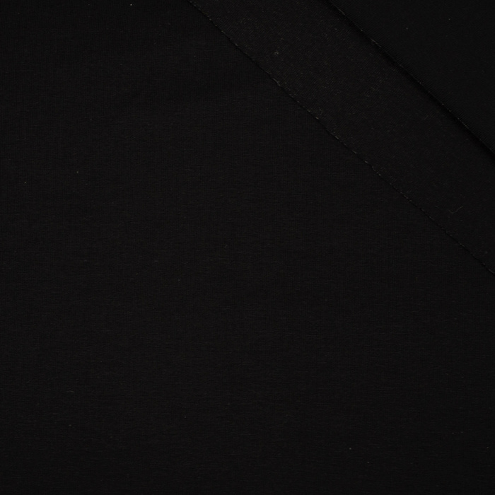 W-23 BLACK - viscose jersey 210g
