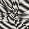 STRIPES WHITE / BLACK 0,5cm x 0,5cm - Viscose jersey